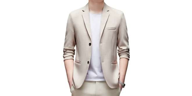 Blazer beige homme 2025