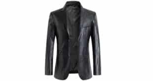 Blazer cuir homme 2025
