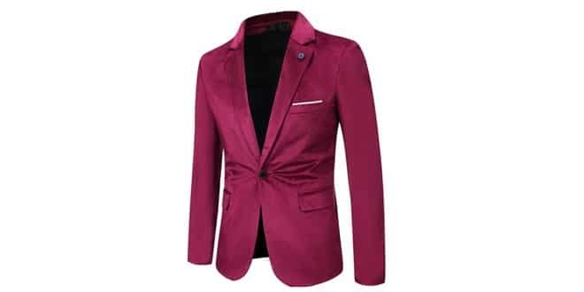 Blazer rouge homme 2025